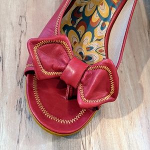 Fly London | Red Leather Sandal | EU39